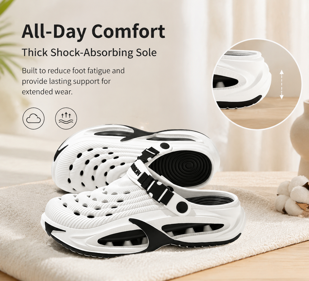 Summer Unisex Comfort Clogs – Lightweight Quick-Dry Slip-On Shoes for Indoor & Outdoor Use——Free shipping